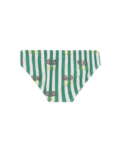 4Giveness Kids Slip Verde Fantasia a Righe per Bambini