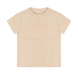 Elisabetta Franchi La Mia Bambina T-Shirt Rosa con Logo Ricamato per Neonate