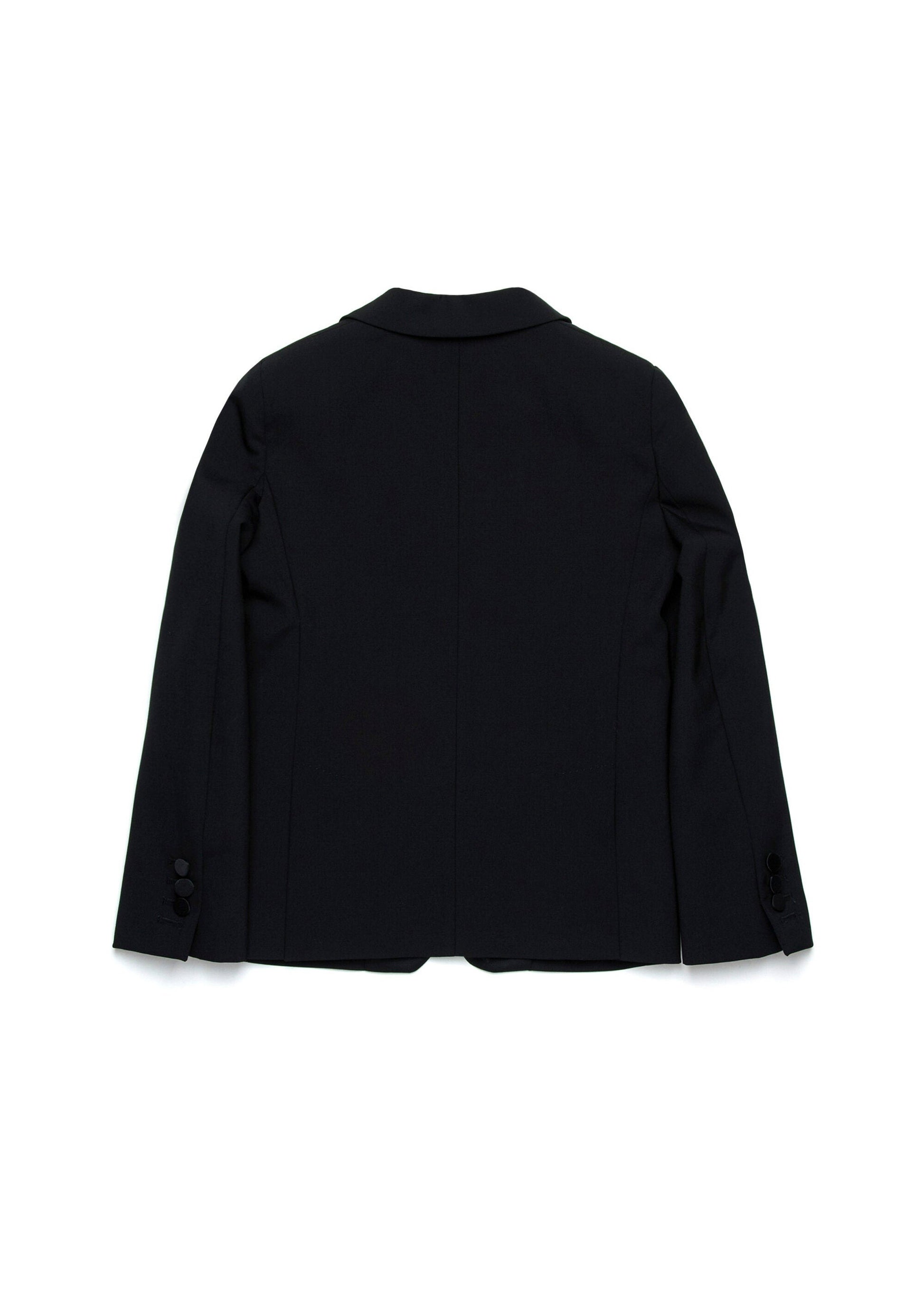 Dsquared2 Kids Giacca Blazer Nera con Logo per Bambini