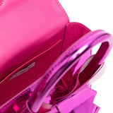 Pinko Kids Borsa Tote Fucsia con Fiocco Oversize (dettaglio interno)