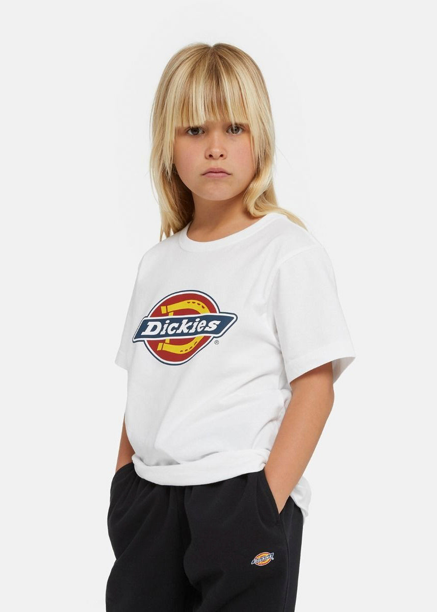 Dickies Kids T-Shirt Bianca con Logo per Bambini