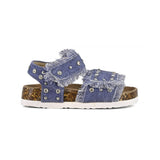 Colors of California Sandalo Jeans con Strass per Neonate