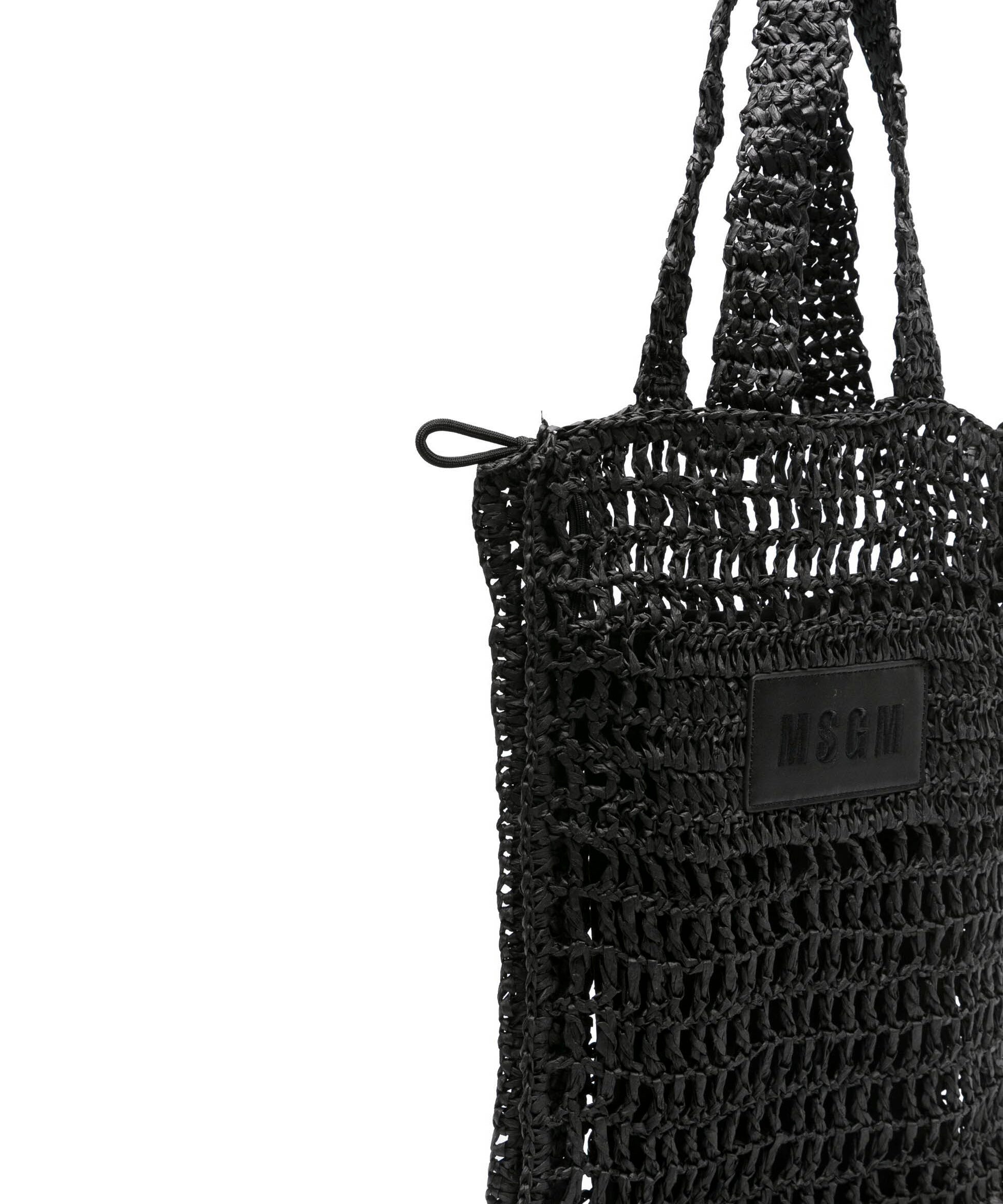 MSGM Kids Borsa a Spalla Nera Florence Kids (dettaglio)