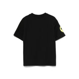 Barrow Kids T-shirt Nera con Stampa Logo per Bambini (retro)