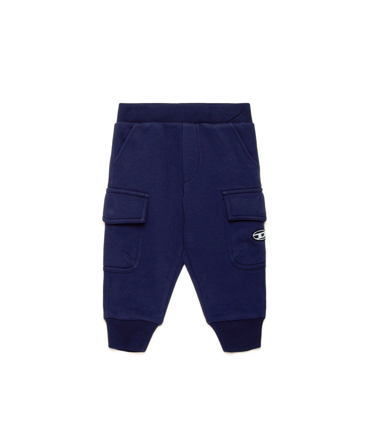 Diesel Kids Pantaloni in Tuta Blu per Neonati