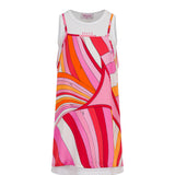 Emilio Pucci Kids Abito 2pz Bianco/Fantasia per Bambine