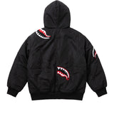Sprayground Kids Giubbino Nero con Toppe Logo per Bambini