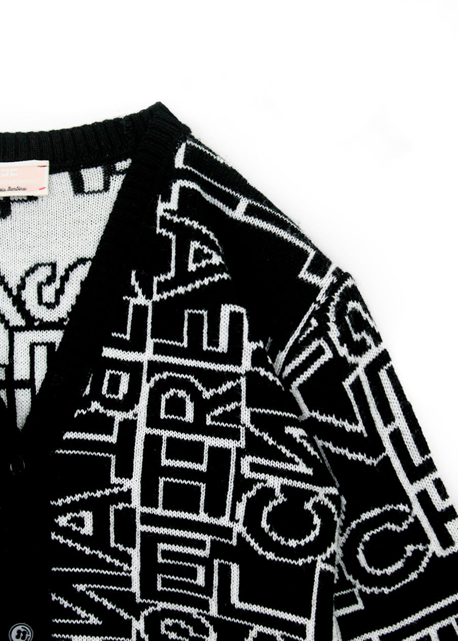 Elisabetta Franchi La Mia Bambina Cardigan Nero/Burro per Neonate
 (dettaglio)