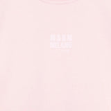MSGM Kids Felpa Rosa Maniche Corte per Bambine
