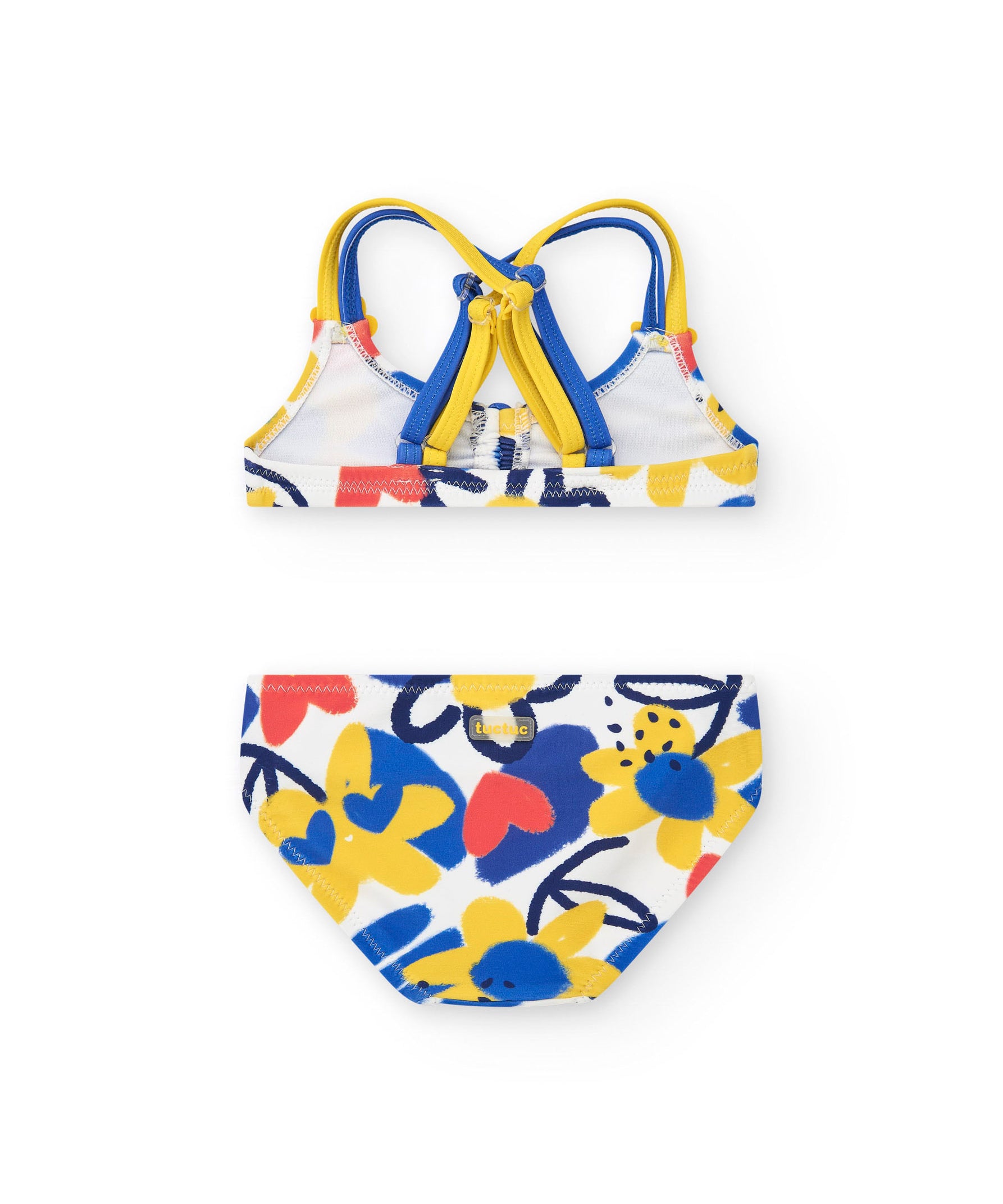 Tuc Tuc Costume Bikini Giallo/Blu per Neonate