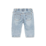 Moschino Kids Jeans con Ricamo Teddy Bear per Neonati (retro)