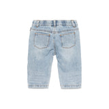 Moschino Kids Jeans con Ricamo Teddy Bear per Neonati (retro)