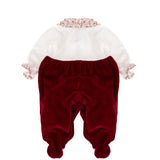 Deolinda Tutina Rossa/Fantasia per Neonate