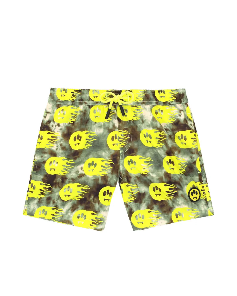 Barrow Kids Costume Short Fantasia Mimetico Logo All-Over per Bambini