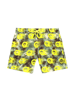 Barrow Kids Costume Short Fantasia Mimetico Logo All-Over per Bambini