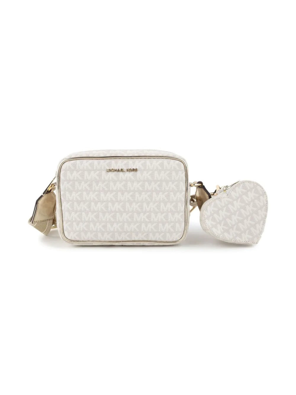 Michael Kors Kids Borsa a Tracolla Crema Monogram per Bambine