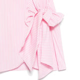 MSGM Kids Abito Rosa a Righe per Bambine (dettaglio)
