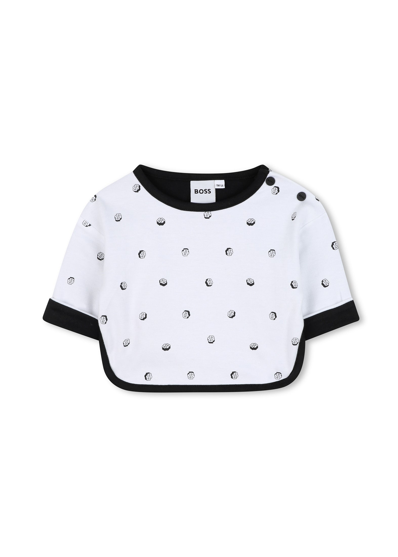 Boss Kids Completo 2 T-shirt+ 2 Pantalone per Neonati