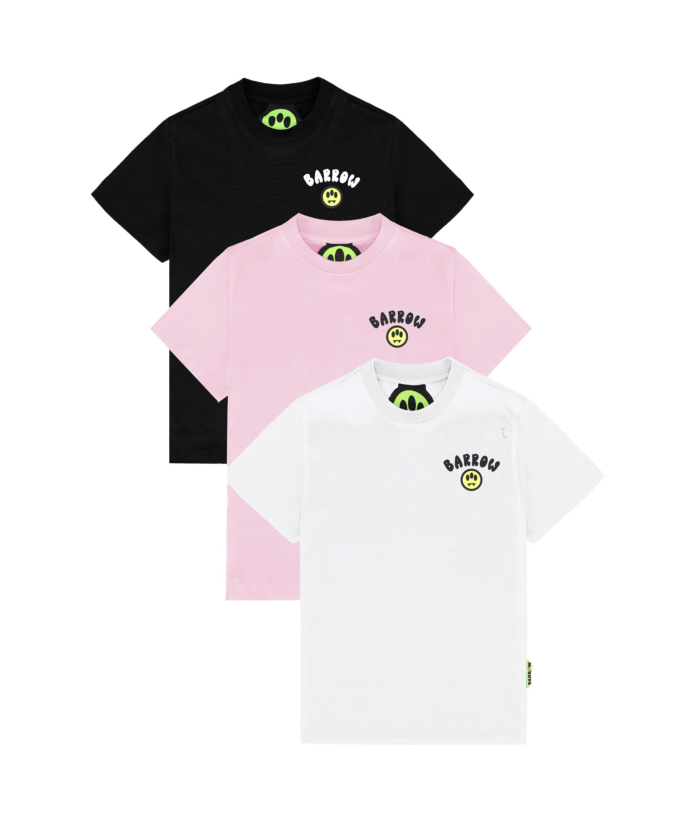 Barrow Kids Set T-Shirt Basic Unisex con Logo per Bambini