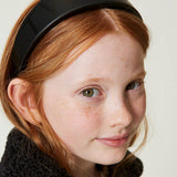 Twinset Kids Cerchietto Nero con Lettering Logo per Bambine (dettaglio)