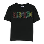 Moschino Kids T-shirt con Stampa Logo Nera