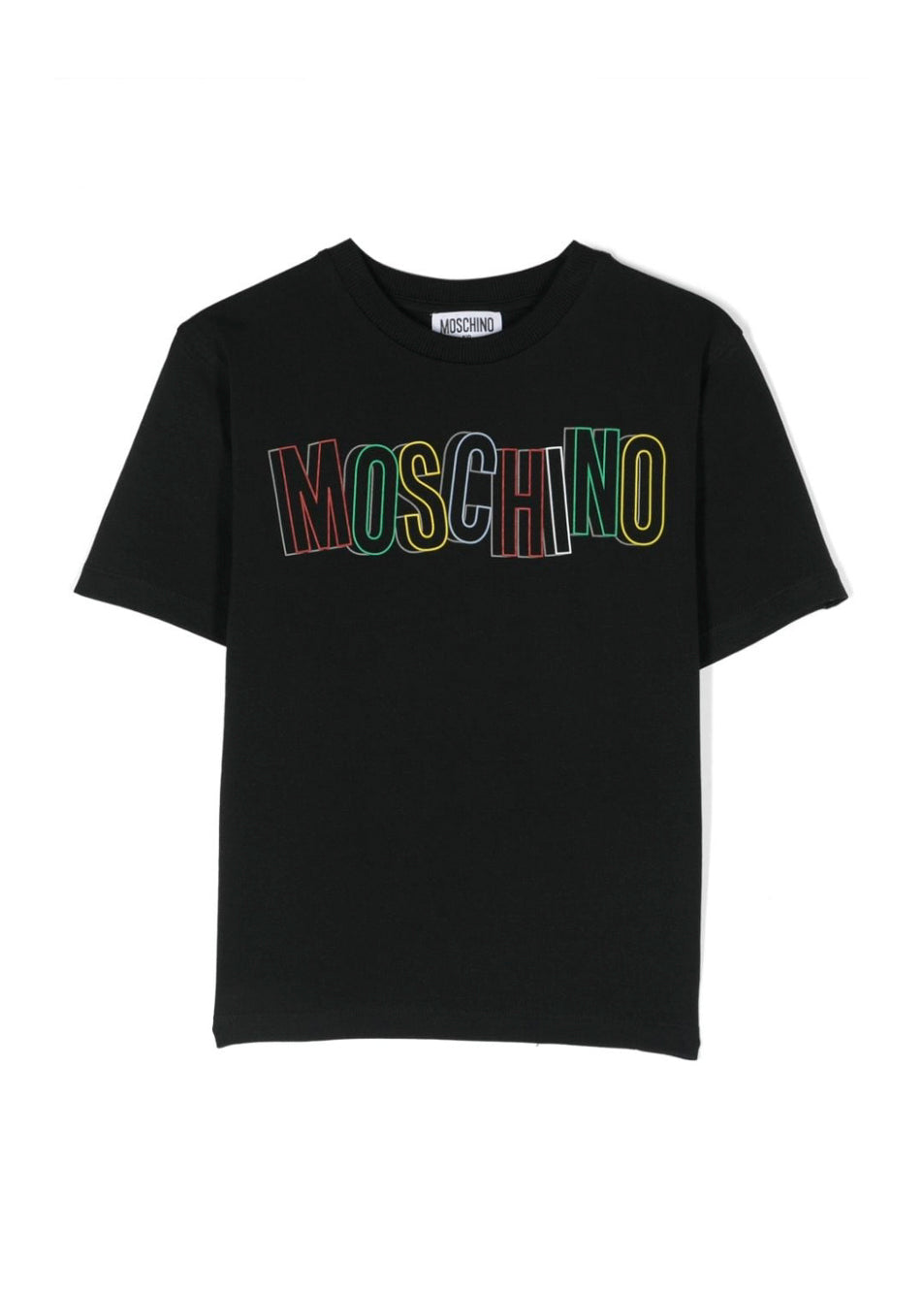 Moschino Kids T-shirt con Stampa Logo Nera