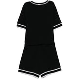 Twinset Kids Completo Nero e Bianco per Bambine