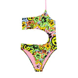 Barrow Kids Costume Monokini Multicolor per Bambine