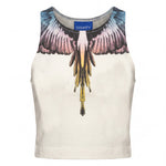 Marcelo Burlon County of Milan Kids Canotta Cocco con Stampa per Bambini