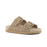 Colors of California Kids Sandalo Fango Scamosciato Doppia Fascia per Bambini