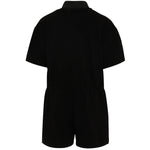 Barrow Kids Tuta Nero con Logo per Bambine