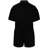 Barrow Kids Tuta Nero con Logo per Bambine