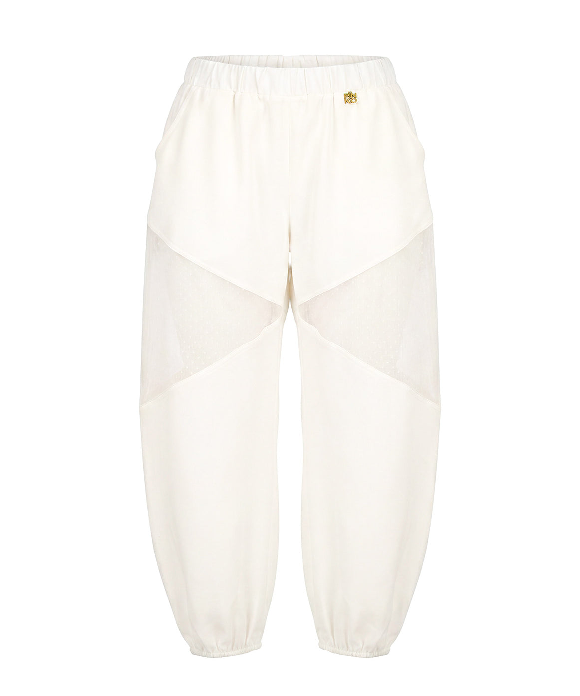 Pinko Kids Pantalone Pristine con Dettaglio Logo per Bambine