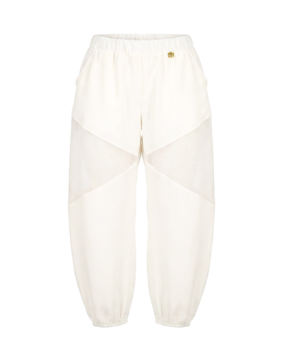 Pinko Kids Pantalone Pristine con Dettaglio Logo per Bambine