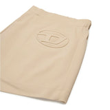Diesel Kids Gonna a Portafoglio Beige con Logo per Bambine