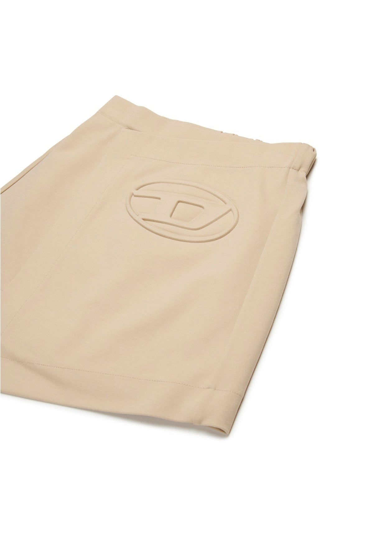 Diesel Kids Gonna a Portafoglio Beige con Logo per Bambine