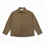 Yes London Kids Giacca Cammello con Tasche per Bambini