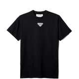 Yes London T-shirt Nera con Patch per Bambini