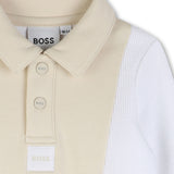 Boss Kids Tutina Bianco/Beige per Neonati