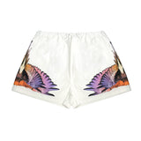 Marcelo Burlon County of Milan Kids Short Cocco con Stampa per Bambine