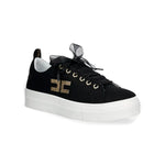 Elisabetta Franchi La Mia Bambina Sneakers Nero con Logo per Bambine