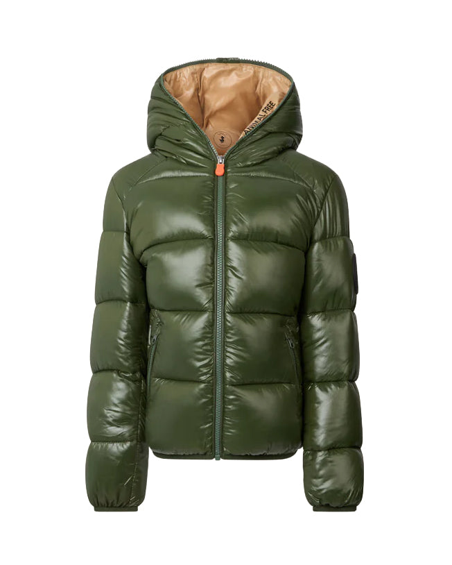 Save The Duck Kids Piumino Imbottito Verde per Bambini
