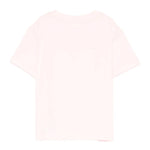 Palm Angels Kids T-Shirt Rosa con Logo Fucsia per Bambina
