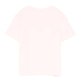 Palm Angels Kids T-Shirt Rosa con Logo Fucsia per Bambina