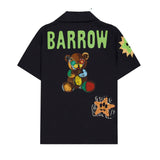 Barrow Kids Camicia Nera con Patches per Bambini