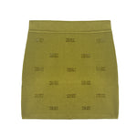 Elisabetta Franchi Kids Gonna Iguana con Motivo Multilogo Strass per Bambine