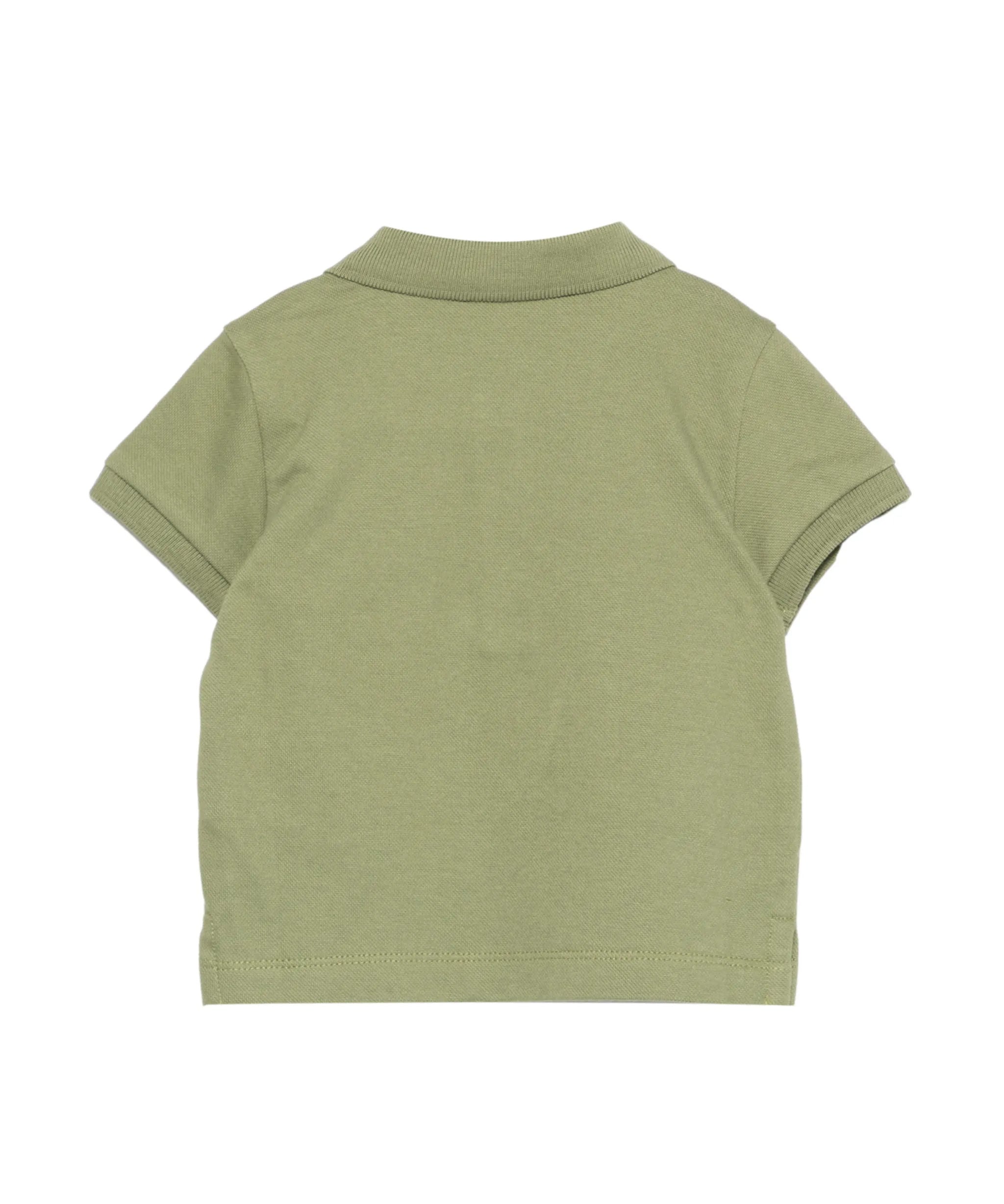 Moschino Kids Polo Verde con Logo Teddy Bear per Neonati