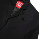 Diesel Kids Giacca Crop Nera per Bambine