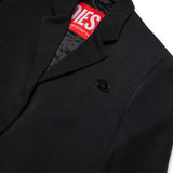 Diesel Kids Giacca Crop Nera per Bambine