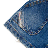 Diesel Kids Salopette Gonna in Denim con Lavaggio Medio per Neonate